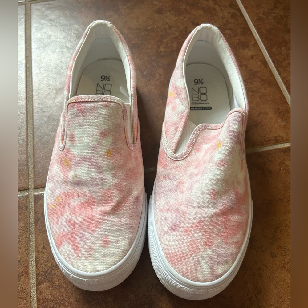 Tie dye shoes